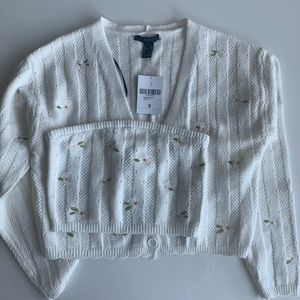 matching set sweater top